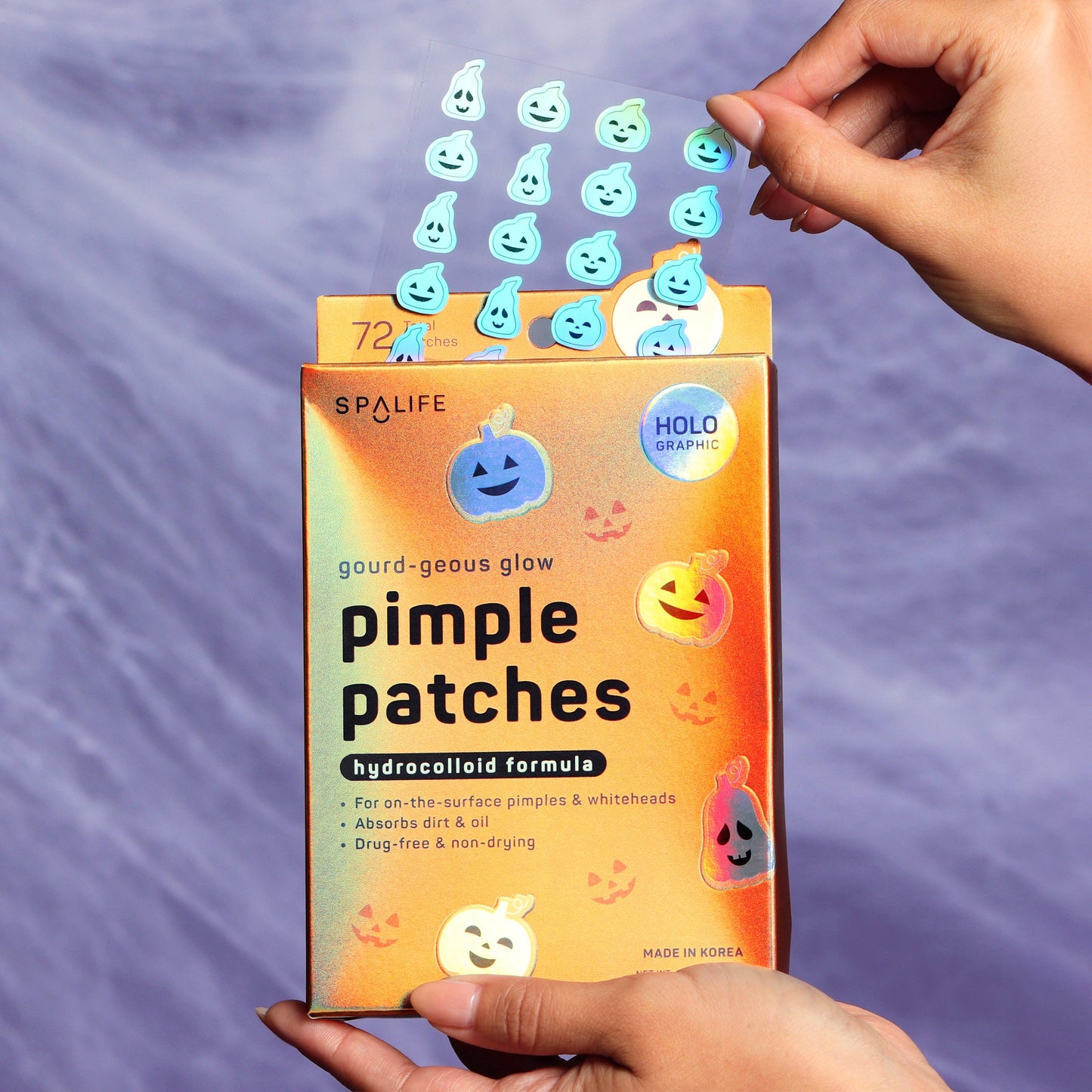 Halloween Gourd-shaped Hydrocolloid Pimple Patches