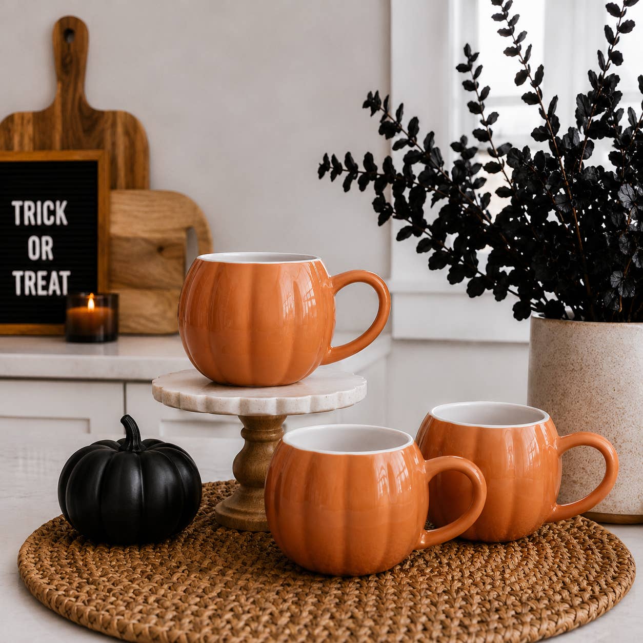 Pumpkin Coffee Mug 17oz | Orange