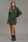 Allison Sweater Mini Dress | Hunter Green