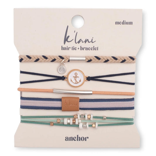 K'lani Hair Tie Bracelets | Anchor