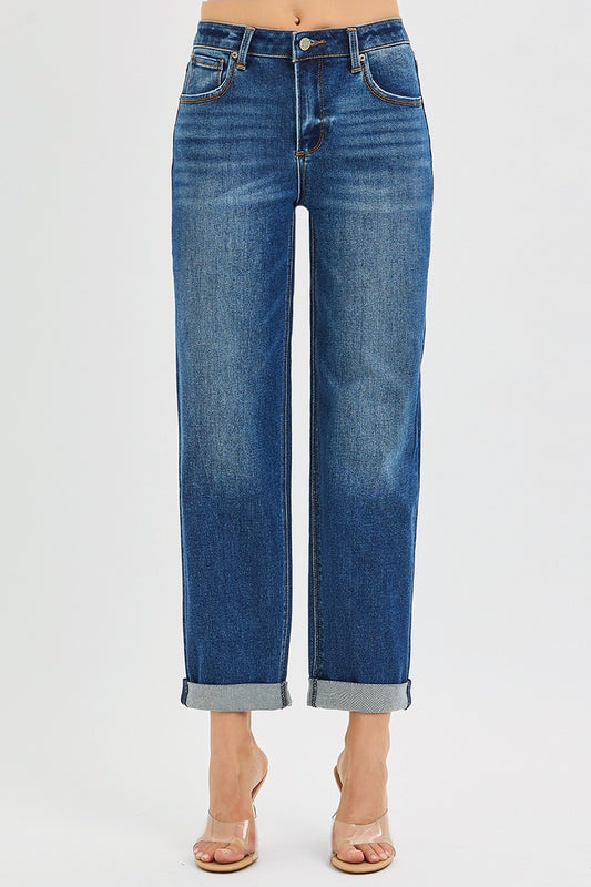 Andy J21Eleven Boyfriend Jeans | Dark Wash