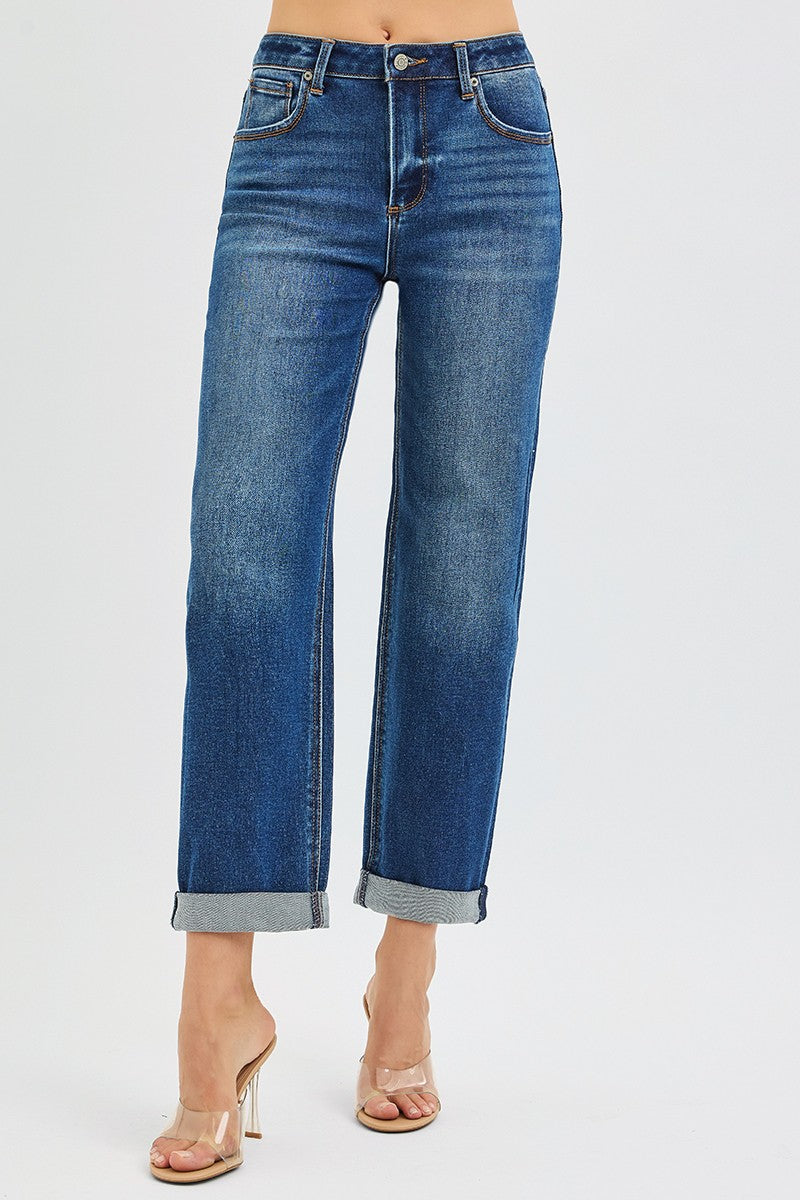Andy J21Eleven Boyfriend Jeans | Dark Wash