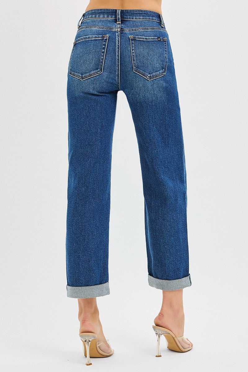 Andy J21Eleven Boyfriend Jeans | Dark Wash