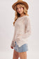 Arabella Knit Bell Sleeve Pullover | Ecru