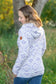 Ashley MM Hoodie | White Geometric