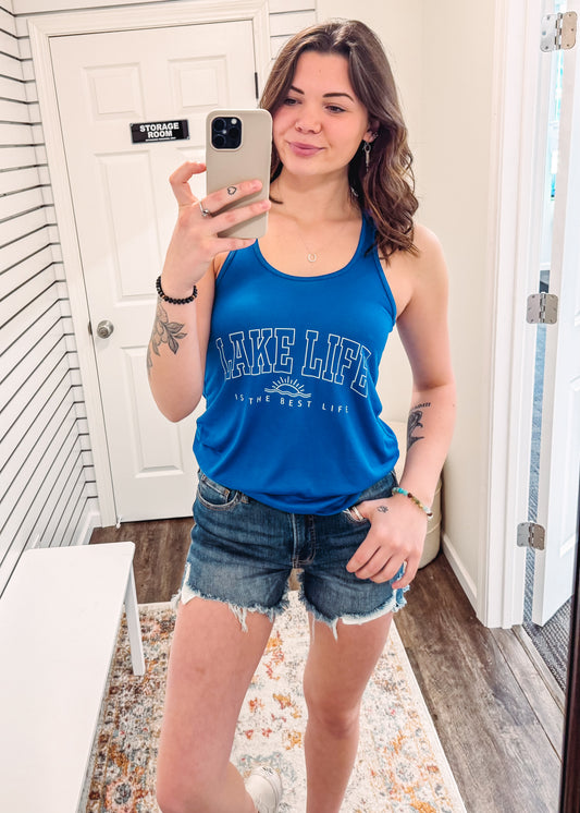 Lake Life Tank | Blue