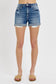 Beck High Rise Cuffed Shorts | Medium Wash
