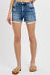 Beck High Rise Cuffed Shorts | Medium Wash