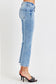 Billie Risen Low Rise Crop Slim Straight Jeans (Tummy Control)