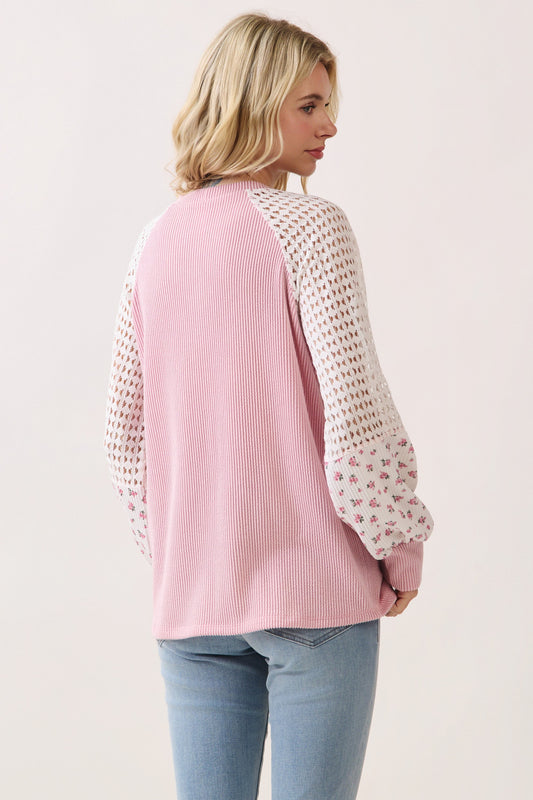 Brooklynn Long Sleeve | Pink
