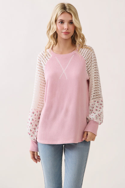 Brooklynn Long Sleeve | Pink