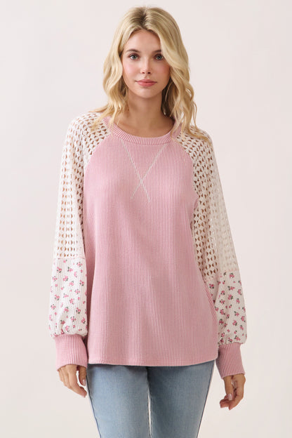 Brooklynn Long Sleeve | Pink