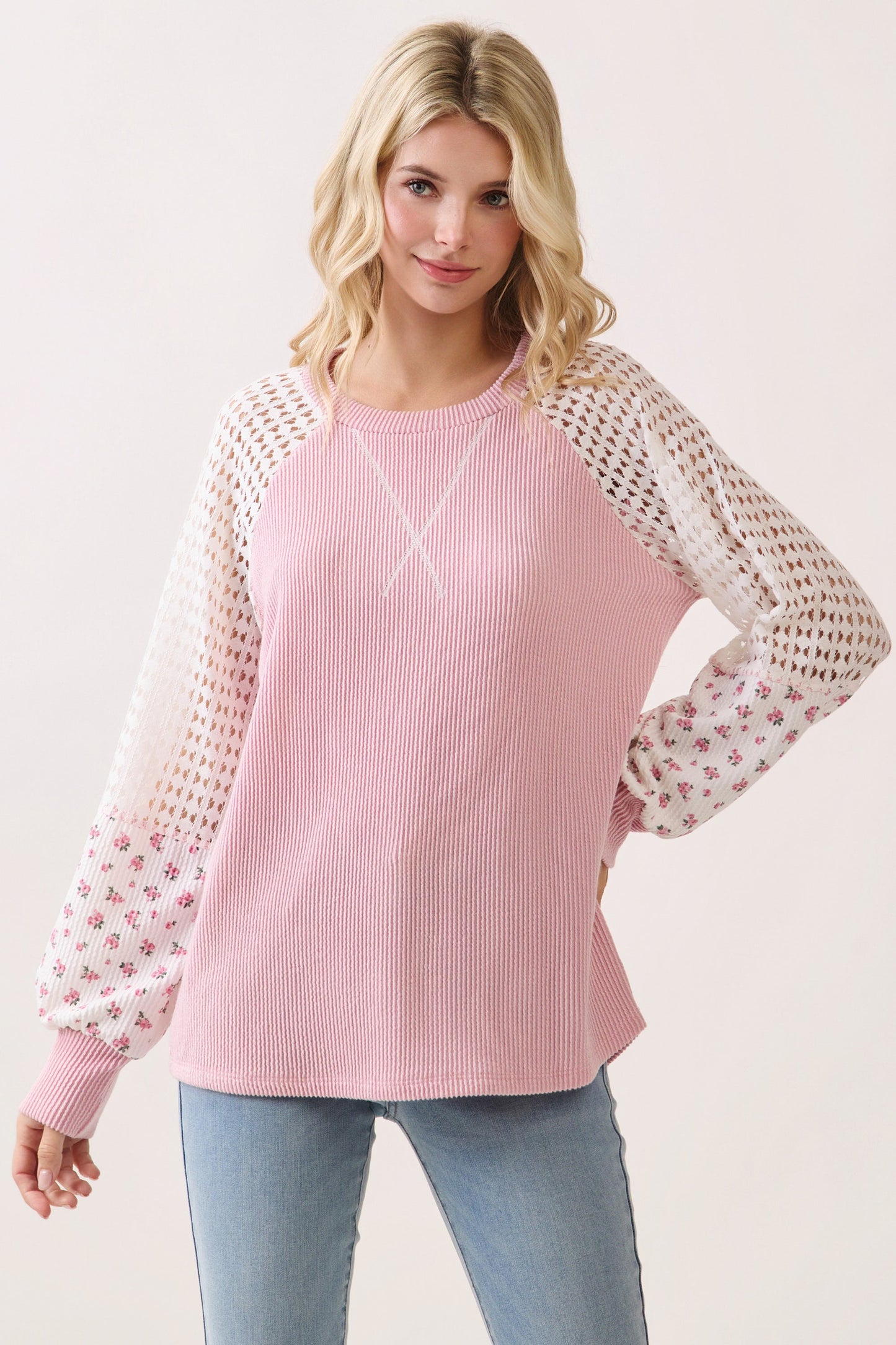 Brooklynn Long Sleeve | Pink