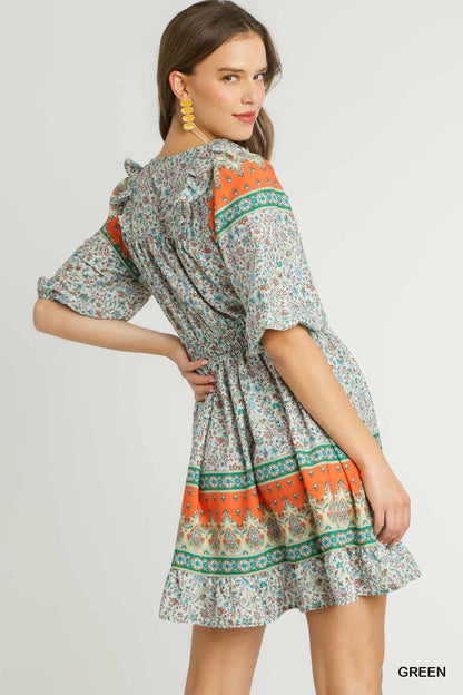Kadence Boho Dress | Green