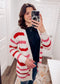 Valentine Stripe Cardigan