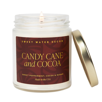 Candy Cane and Cocoa Candle | 9oz