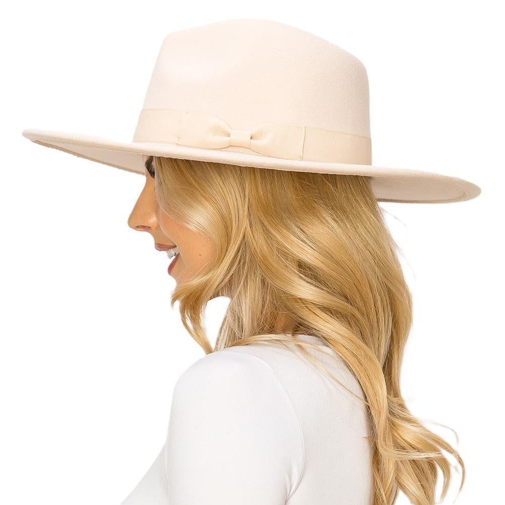 Celine Wide Brim Hat | Beige