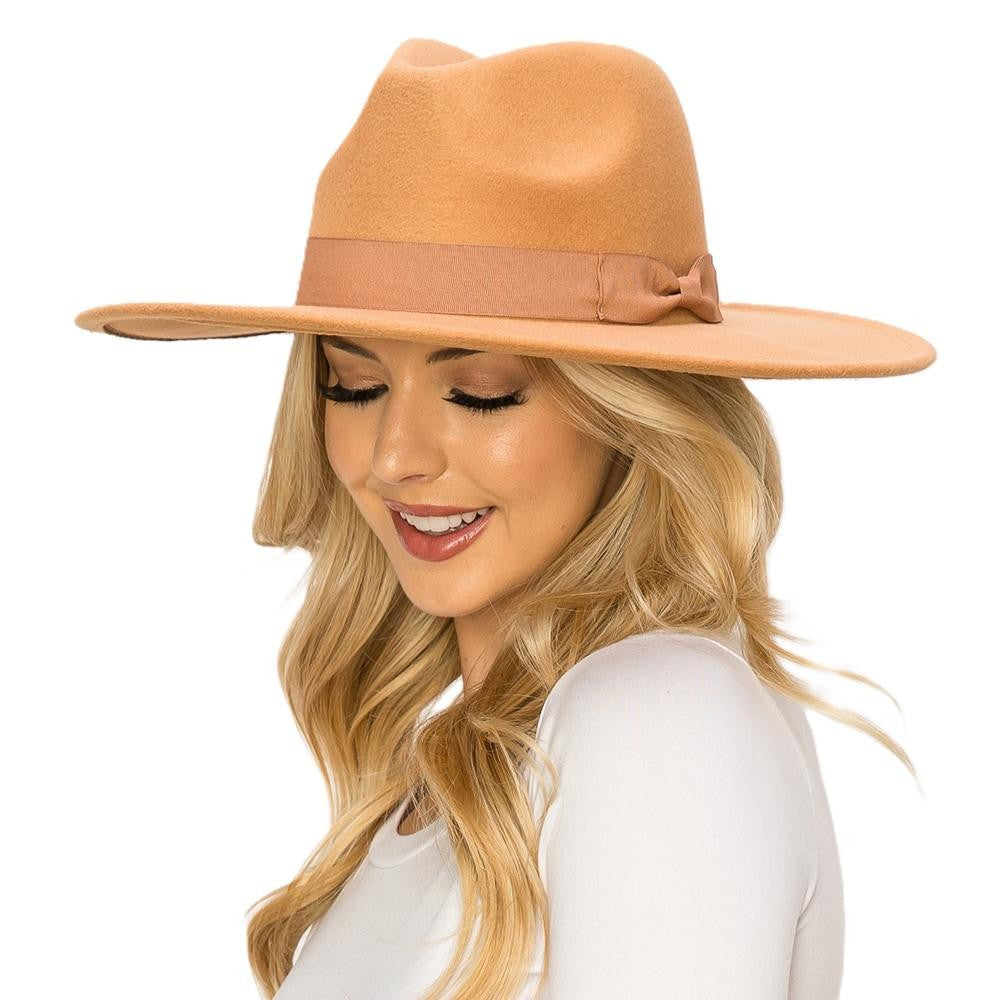 Celine Wide Brim Hat | Camel