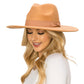 Celine Wide Brim Hat | Camel