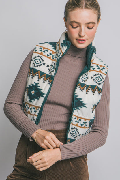 Charlie Reversible Corduroy Vest | Hunter Green