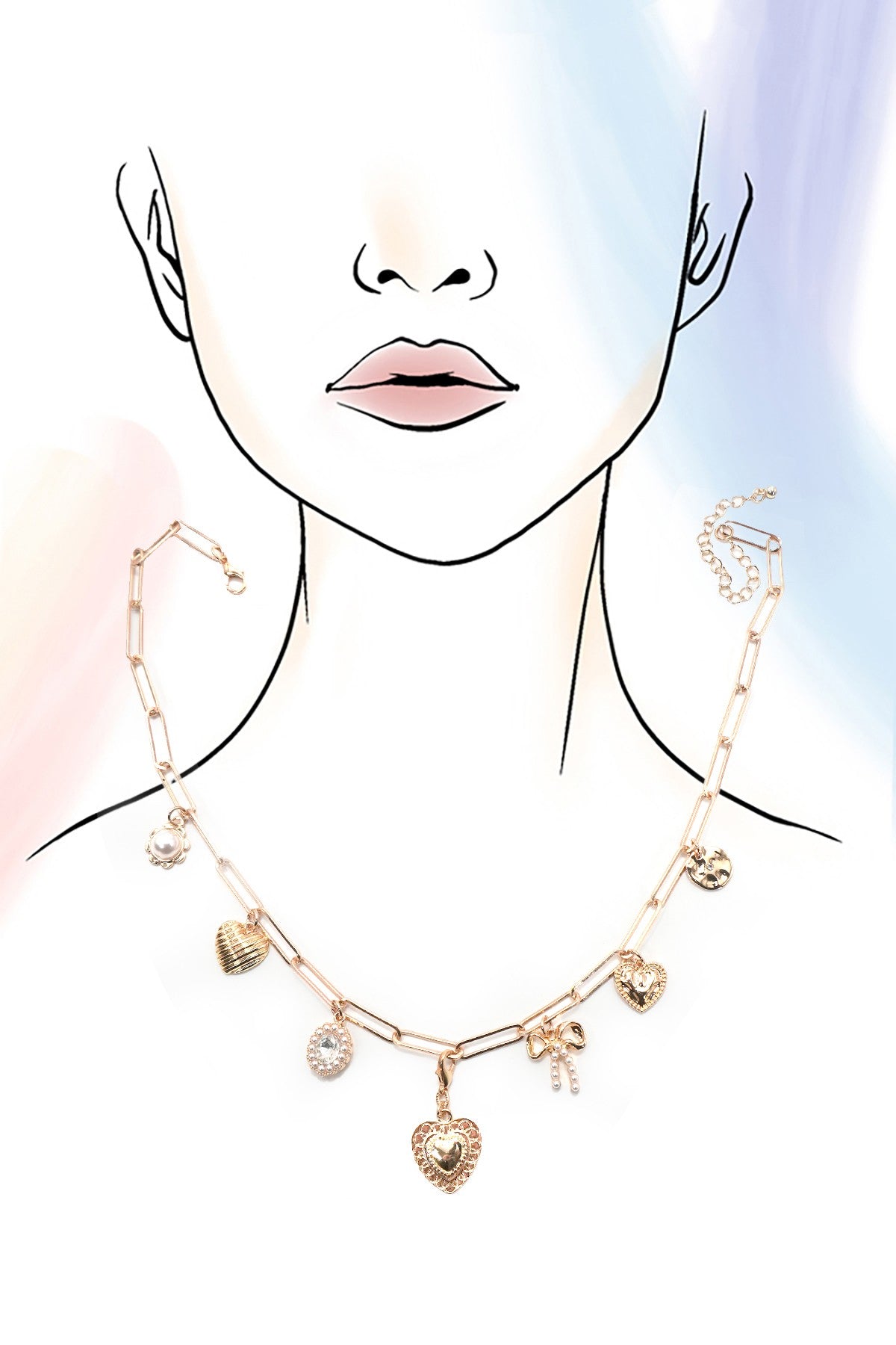 Jessica Charm Necklace
