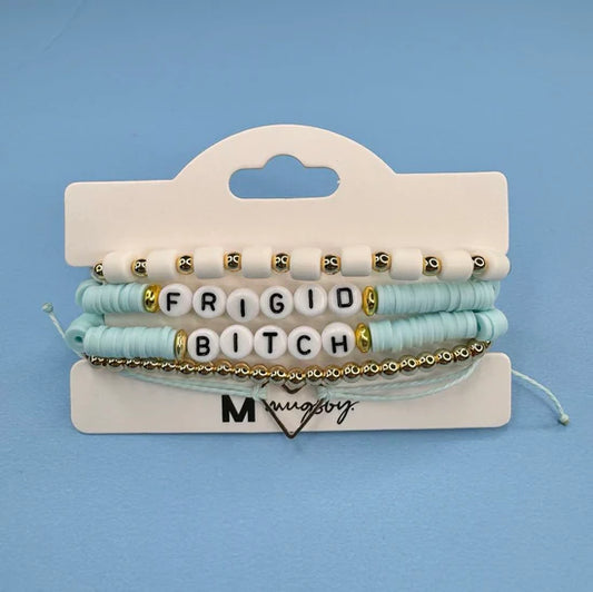 Stackable Christmas Bracelets | Frigid Bitch