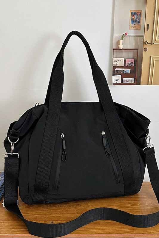 City Essentials Duffle Tote Bag | Black