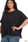 Collins Oversized Hacci Top | Black