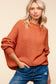 Colsen Asymmetric Sweater | Pumpkin