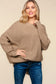 Colsen Asymmetric Sweater | Taupe