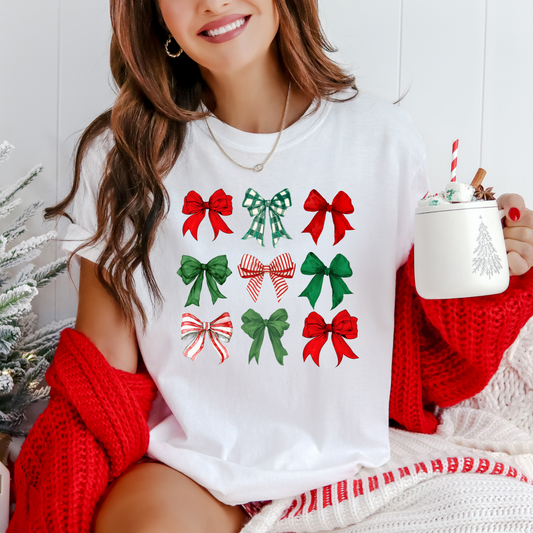 Christmas Bows Graphic Tee