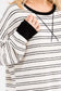 Cynthia Long Sleeve | Ivory/Black