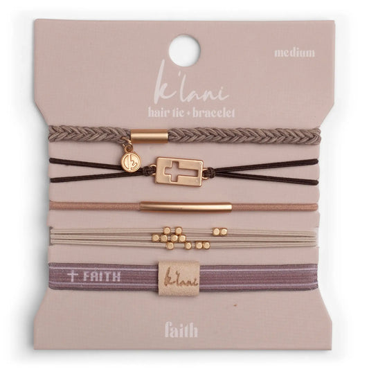 K'lani Hair Tie Bracelets | Faith