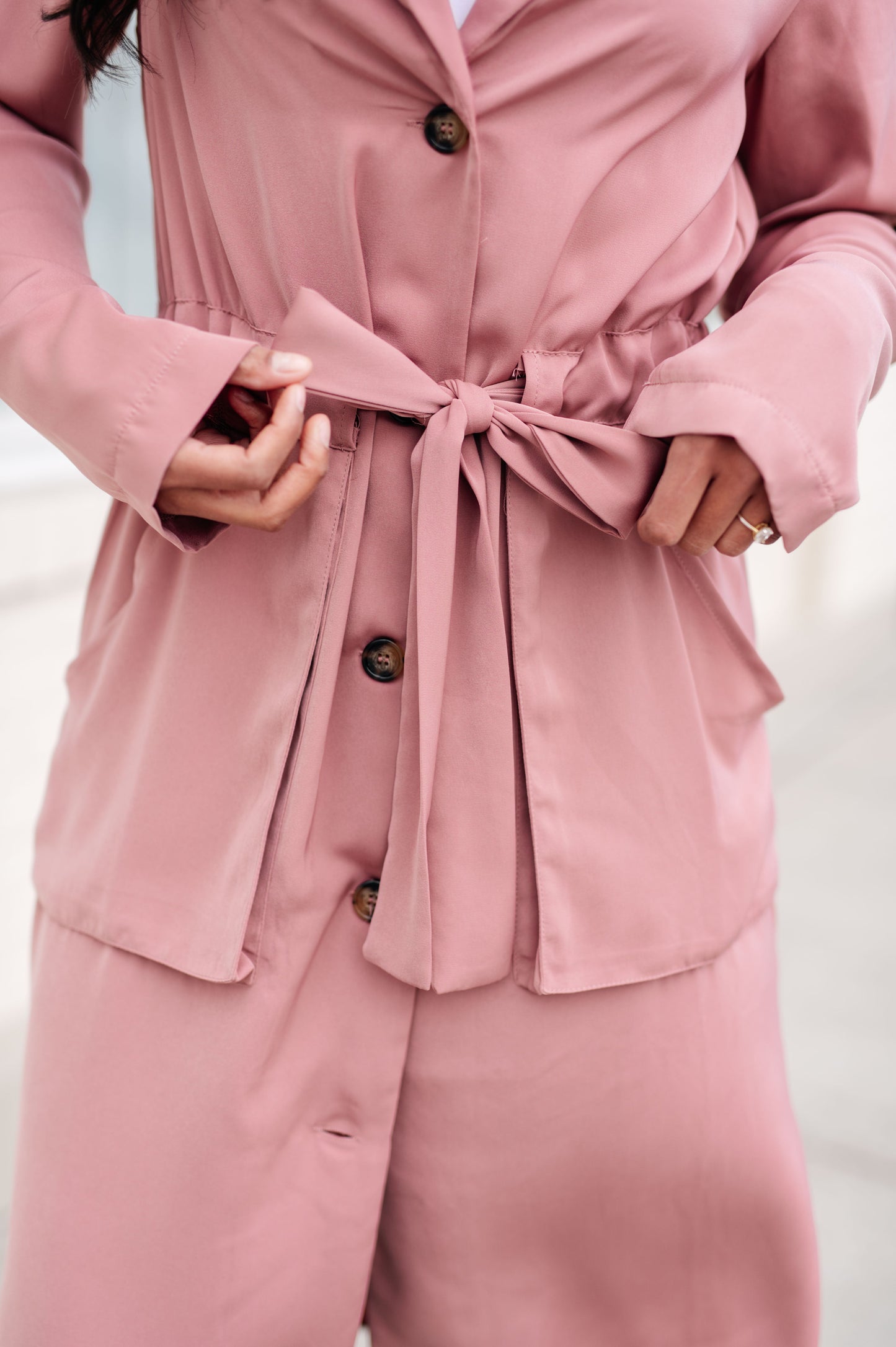First Day Of Spring Jacket in Dusty Mauve*