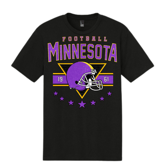 Minnesota Football Graphic Tee | Black