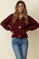 Frankie Chunky Knit Cardigan | Burgundy