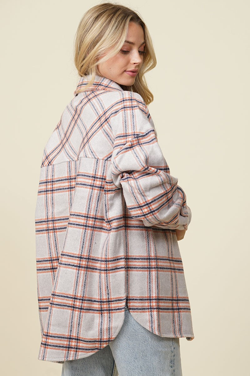 Franklin Fall Vibes Plaid Shacket