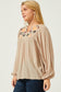 Gemma Swiss Dot Long Sleeve | Taupe