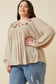 Gemma Swiss Dot Long Sleeve | Taupe