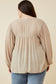 Gemma Swiss Dot Long Sleeve | Taupe