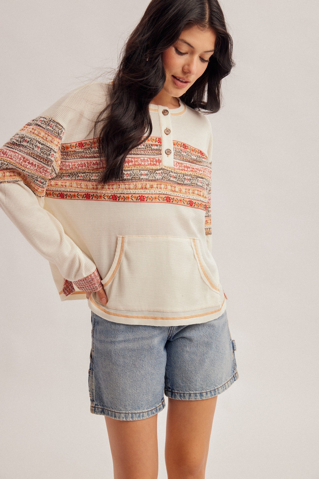 Goldie Jacquard Long Sleeve