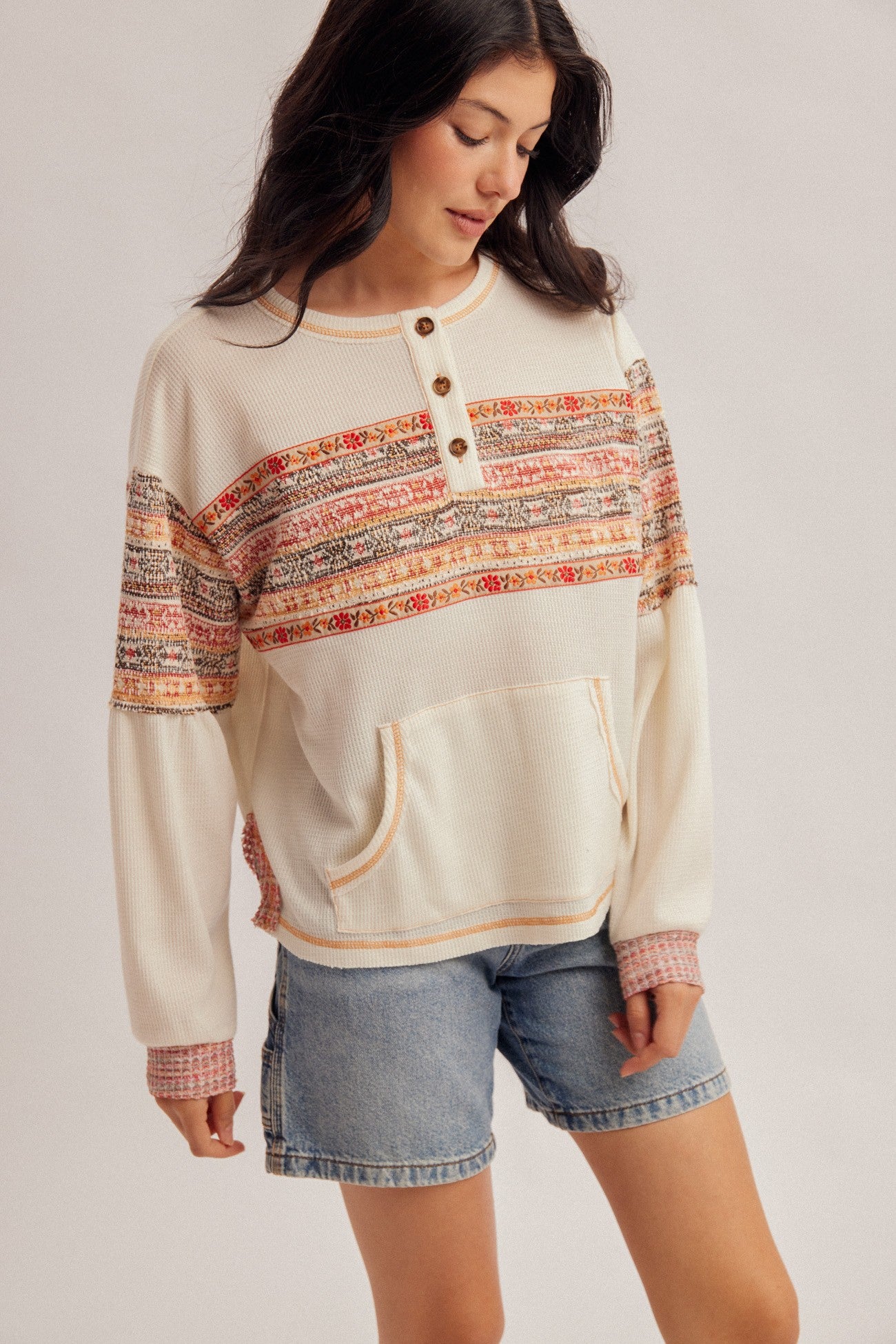 Goldie Jacquard Long Sleeve