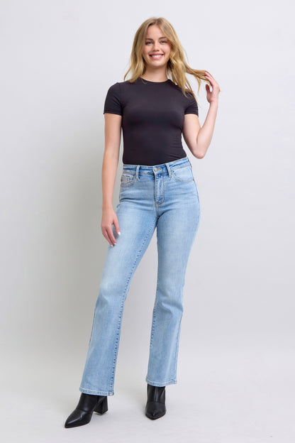 Hayes Judy Blue Thermal Bootcut Light Denim