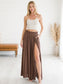 Kai Long Skirt | Brown