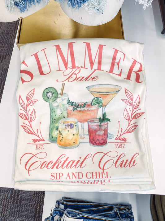 Summer Cocktails Graphic Tee