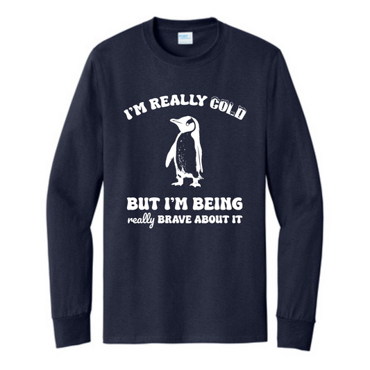 I'm Really Cold Long Sleeve | Navy