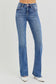 Kaden Risen Tummy Control High Rise Straight Jeans