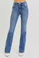 Kaden Risen Tummy Control High Rise Straight Jeans