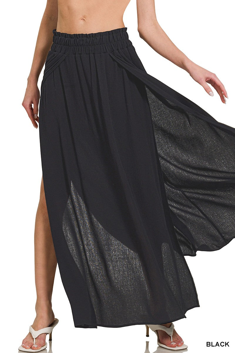 Kai Long Skirt | Black