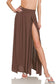 Kai Long Skirt | Brown